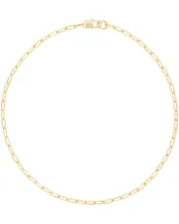 Hatton Labs Gold Medium Paper Clip Chain Necklace Silver