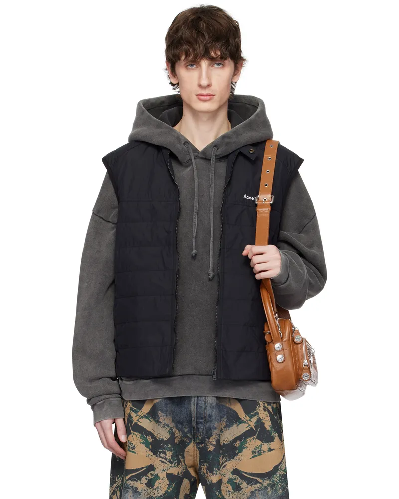 Acne Studios Black Quilted Down Vest 900
