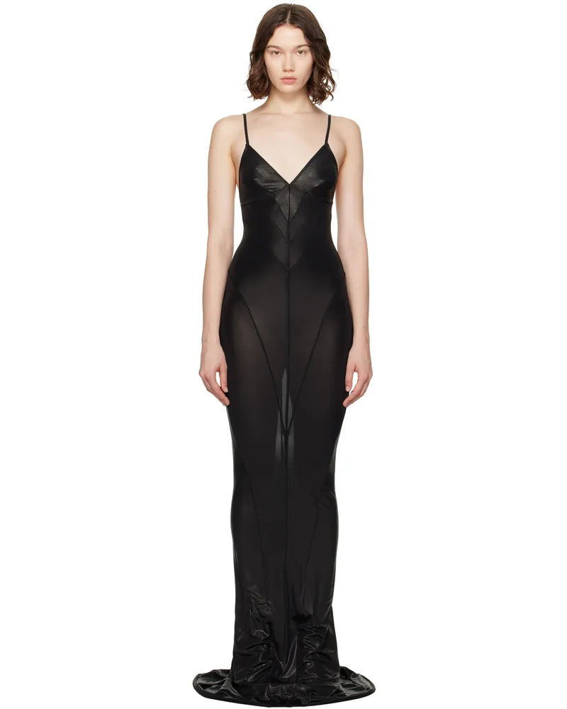 Rick Owens Lilies Black Slip Gown 09