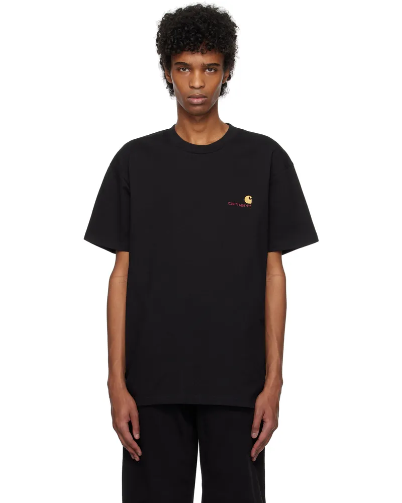 Carhartt WIP Black Script American T-shirt 89xx
