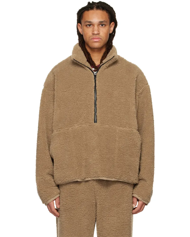 FRANKIE Shop Tan Savino Jacket Camel