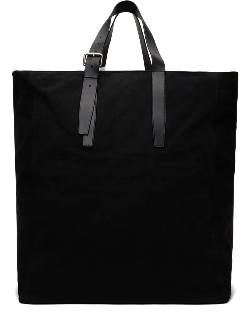 Dries van Noten Black Large Canvas Tote 900