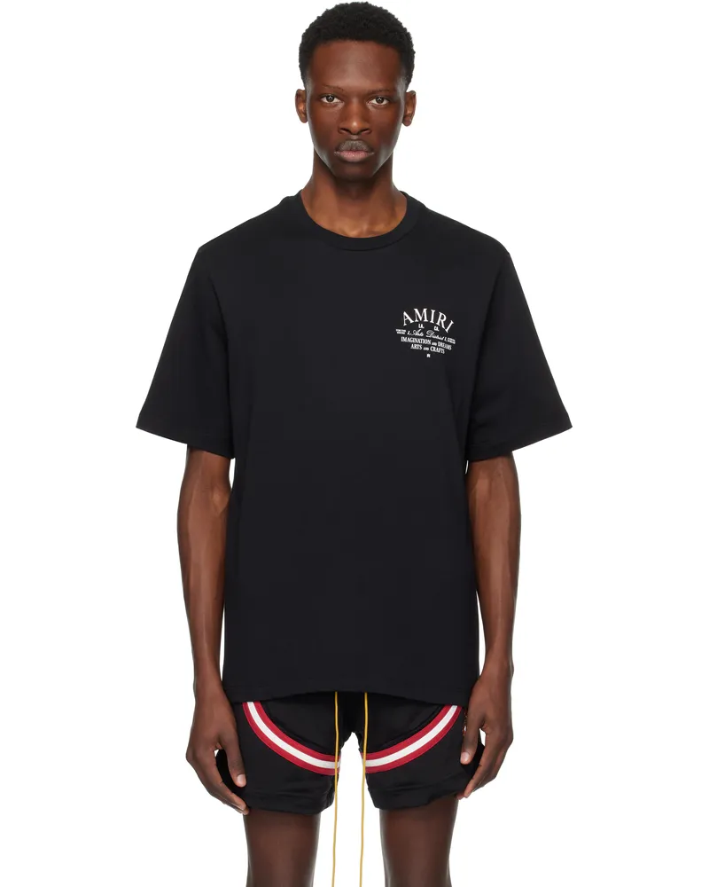 Amiri Black 'AMIRI Arts District' T-shirt Black