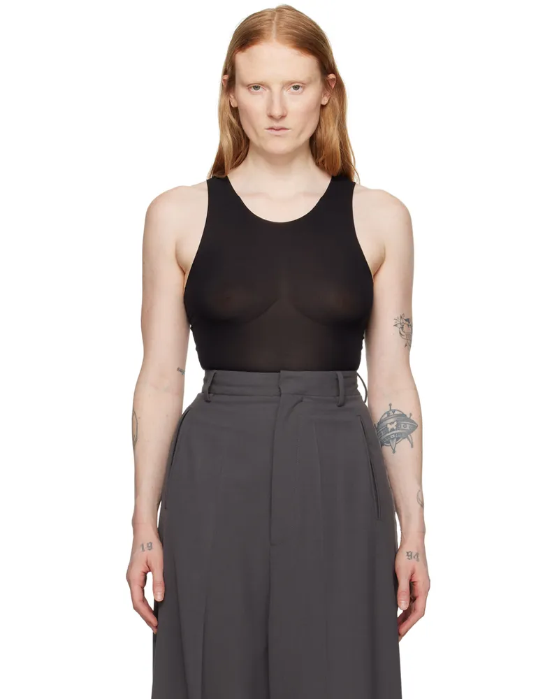 Maison Margiela Black Crewneck Tank Top 900