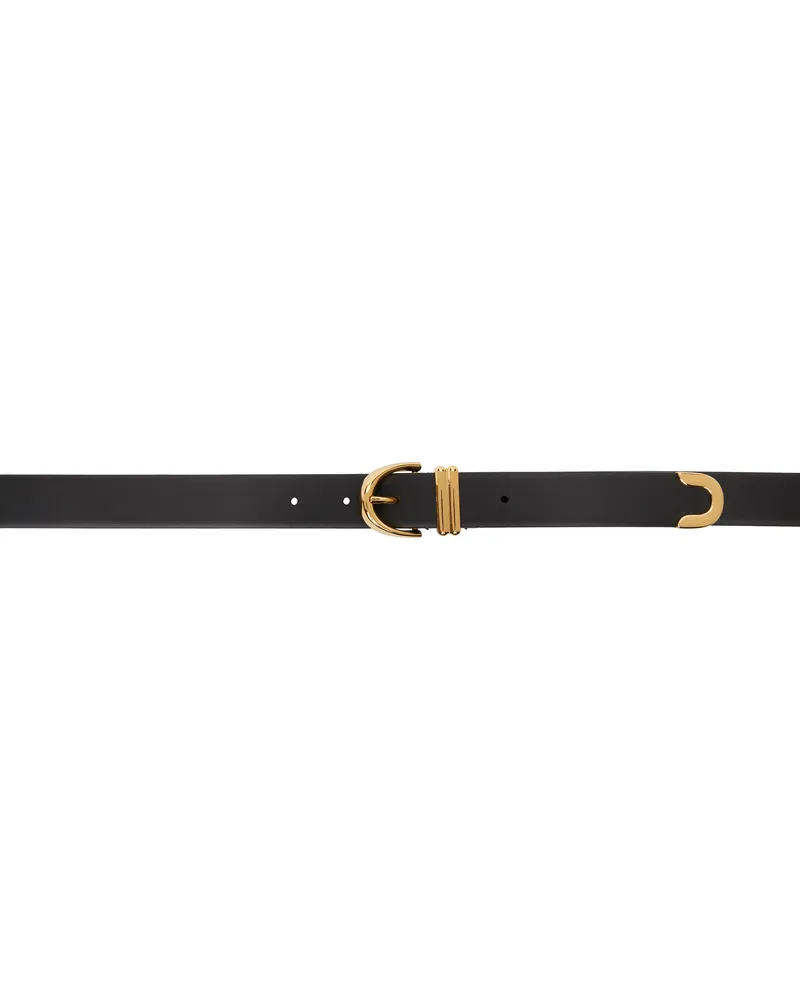 KHAITE Black Bambi Belt 200