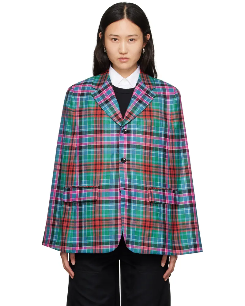Comme des Garçons Multicolor Tartan Jacket 1