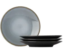 Black Tourron Dessert Plate Set
