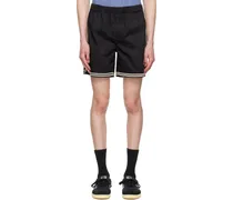 Black Braided Cord Shorts
