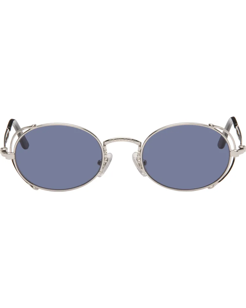 Jean Paul Gaultier Silver 'The 55-3175' Sunglasses 91-silver