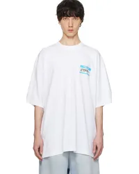 VETEMENTS White 'My Name Is ' T-Shirt Whtie