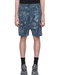 Boris Bidjan Saberi Blue P20 Denim Shorts Ultramar