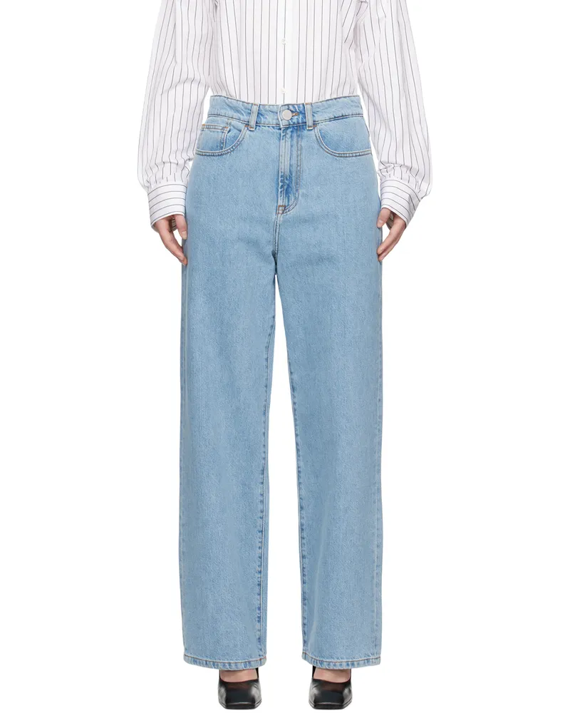 Róhe Blue Wide-Leg Jeans 475