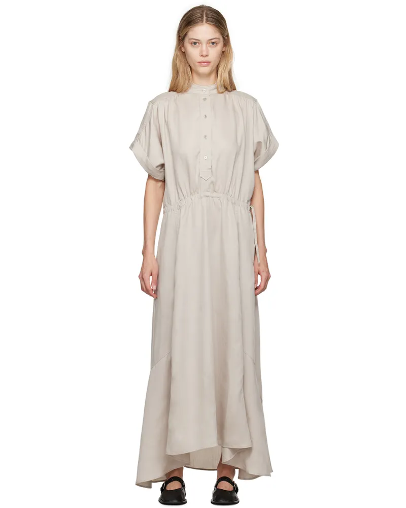 Étoile Isabel Marant Taupe Valencia Maxi Dress 23ec