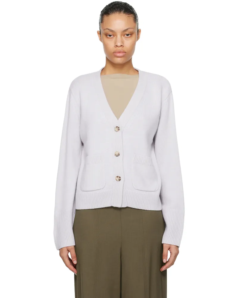 arch4 Gray Janelle Cashmere Cardigan Snow