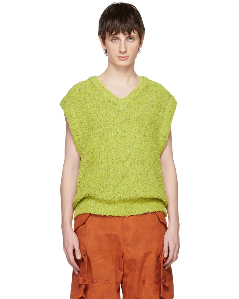 Andersson Bell Green Laye Leaf Vest Green