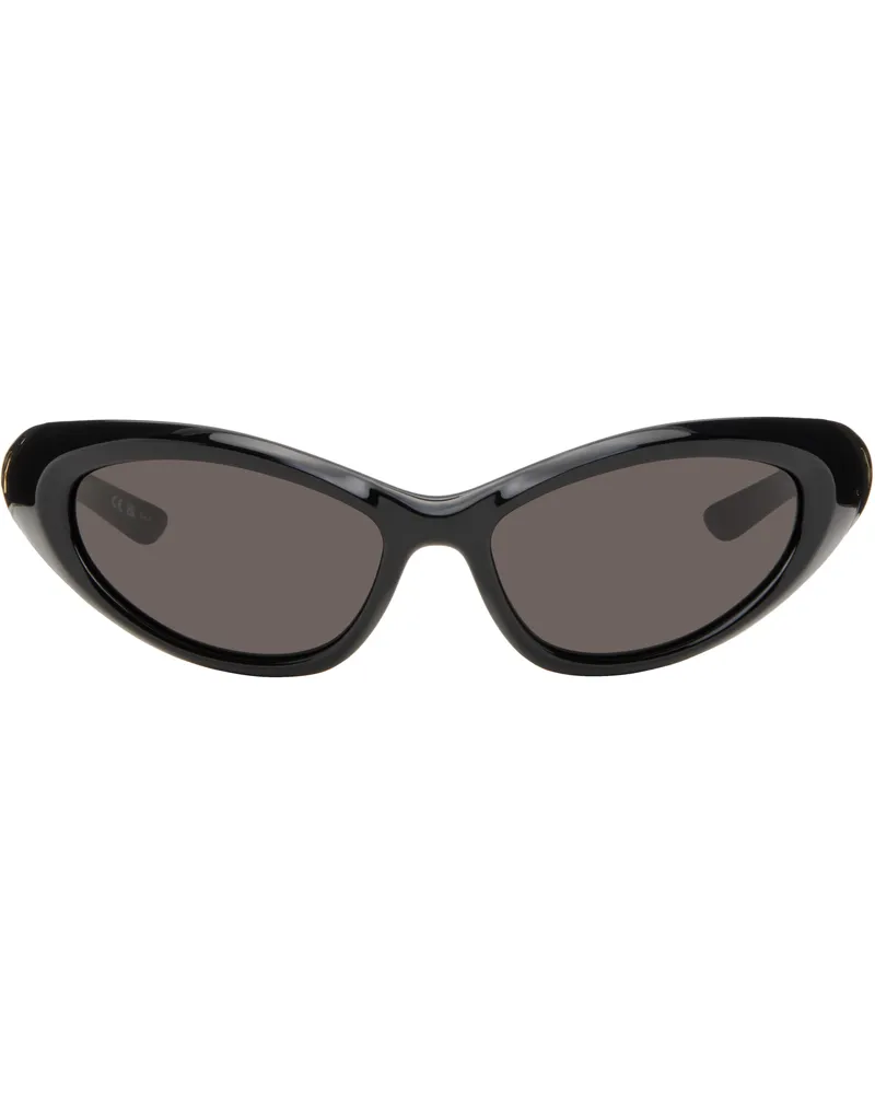 Balenciaga Black Sporty B Round AF Sunglasses 001