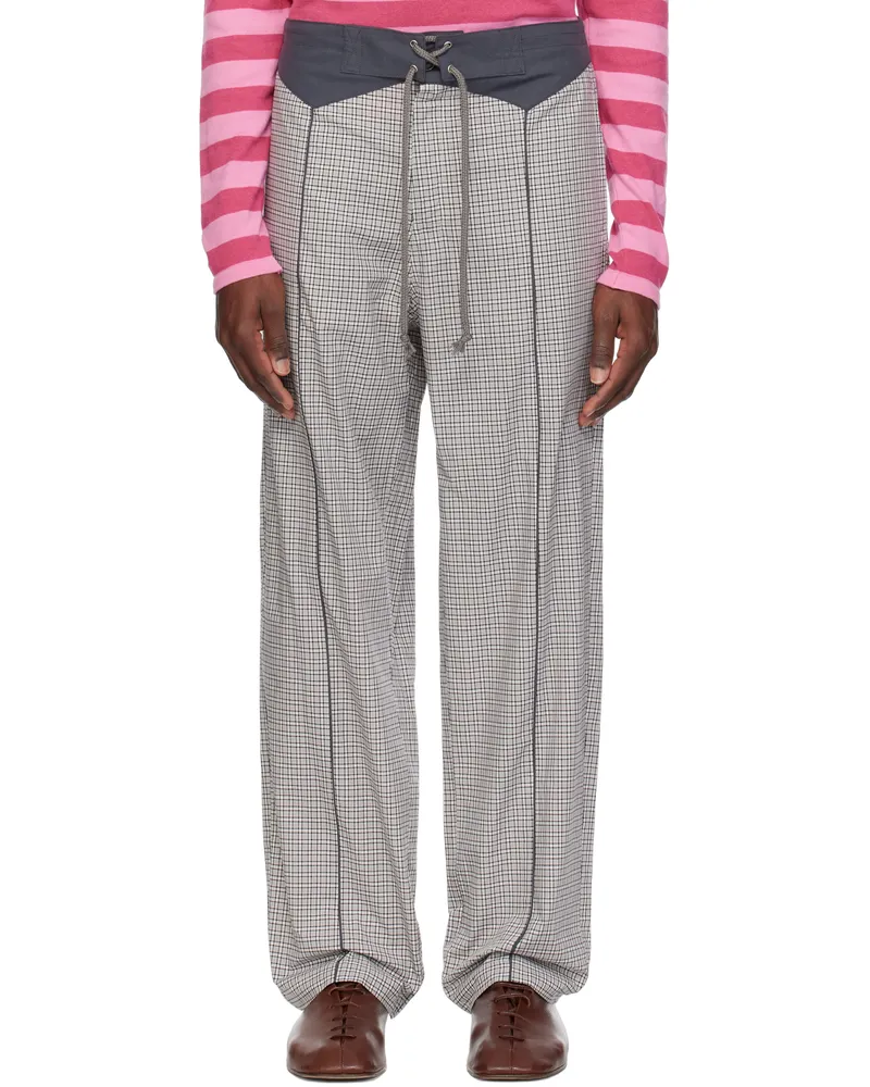 GIMAGUAS Gray Rafa Trousers Grey