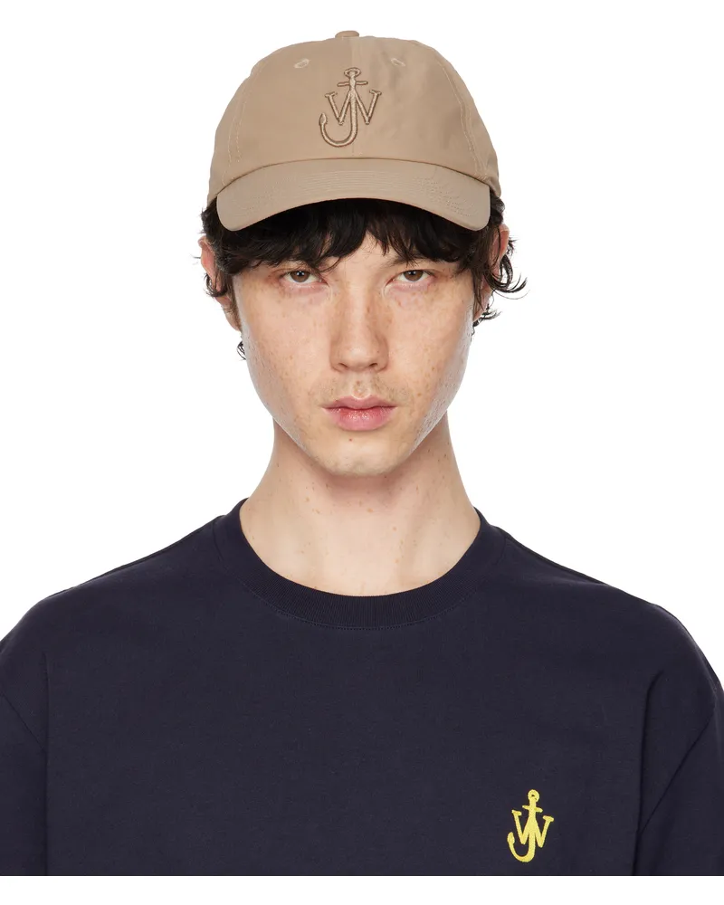 J.W.Anderson Beige Anchor Logo Baseball Cap 190