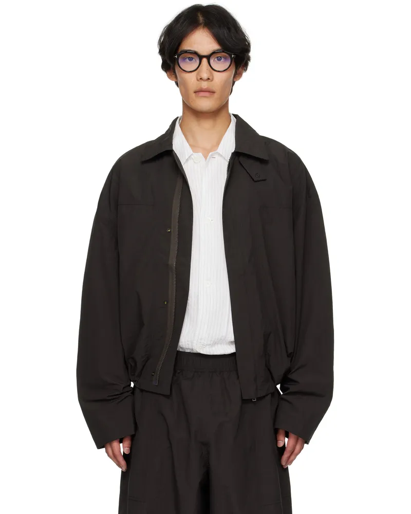 Studio Nicholson Brown Damus Jacket Espresso