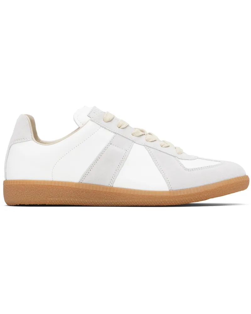 Maison Margiela Gray & White Replica Sneakers T1016