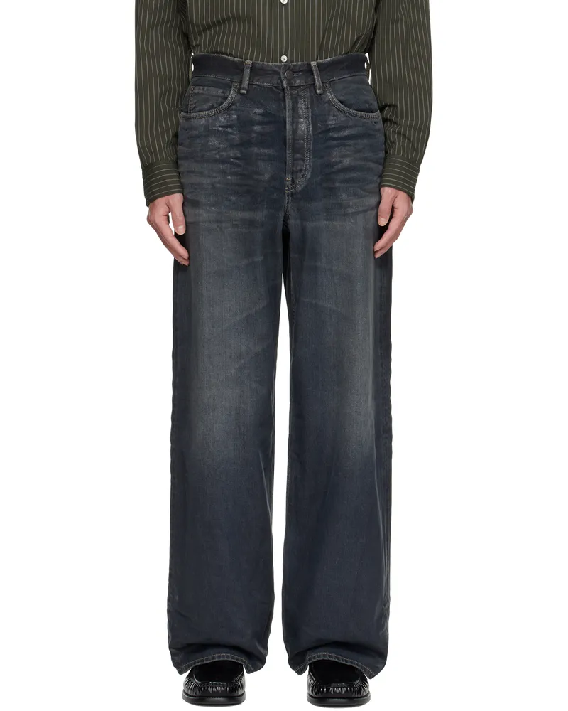 Acne Studios Black Loose Fit 1981 Jeans 900