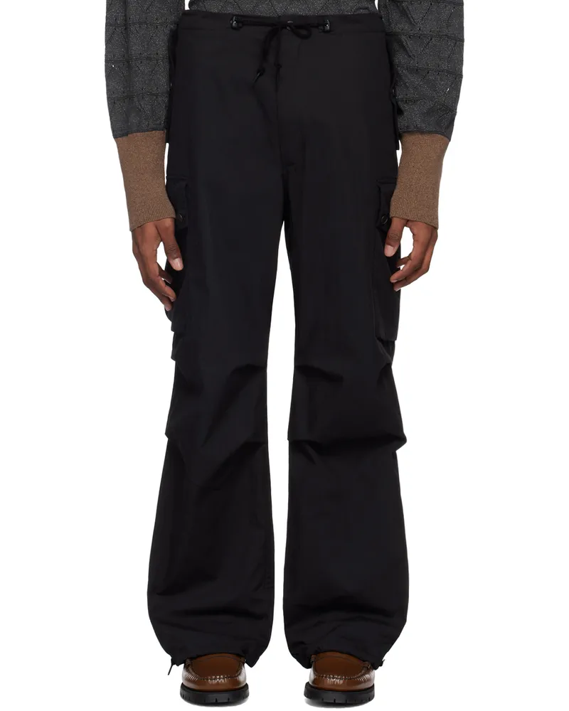 NEEDLES Black Field Cargo Pants B-black