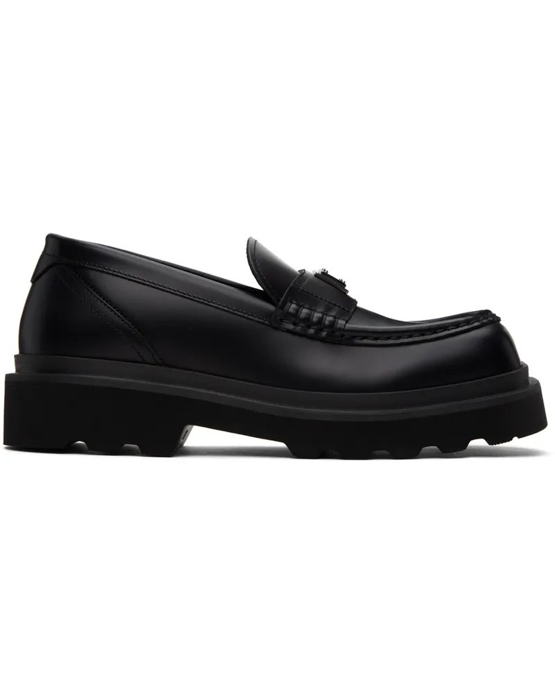 Dolce & Gabbana Black Hardware Loafers 80999