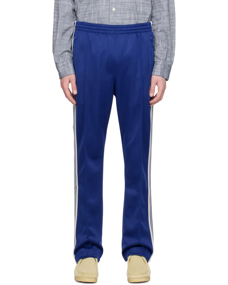 NEEDLES Blue Narrow Track Pants C-royal