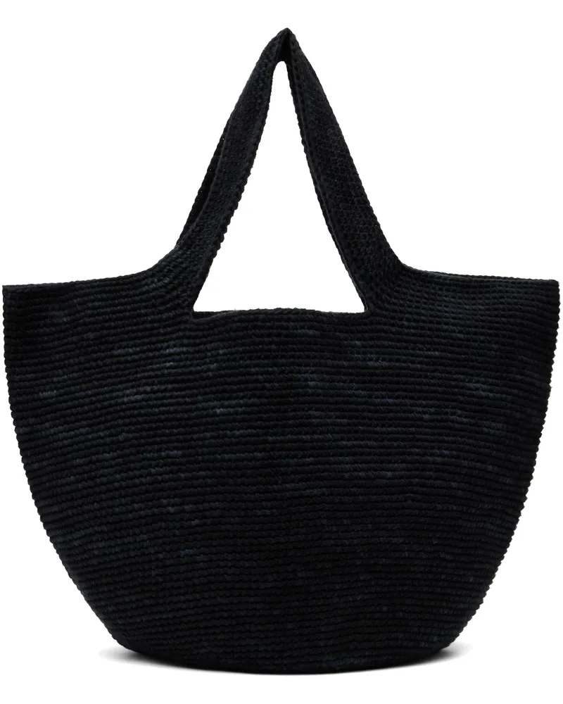 Lauren Manoogian Black Crochet Bowl Tote Bp01