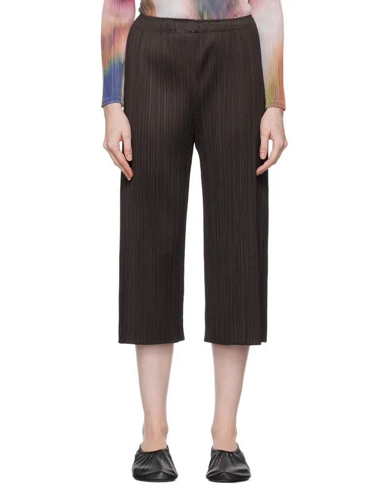 Issey Miyake Black Monthly Colors August Trousers 17