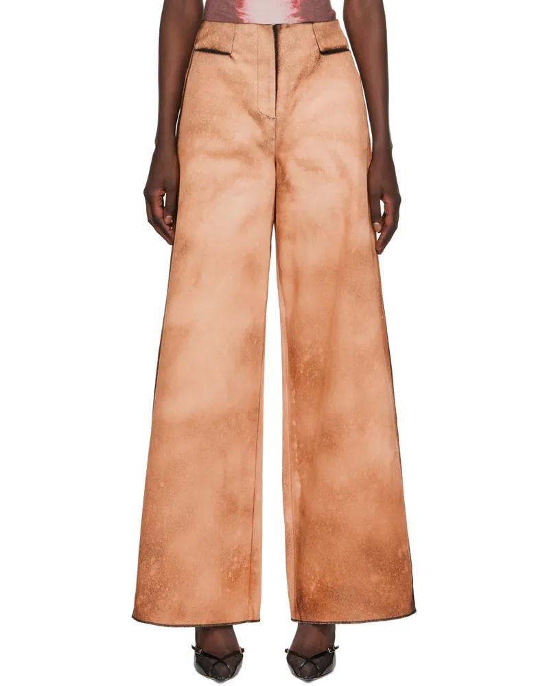 16ARLINGTON Tan Hagen Denim Jeans Pink