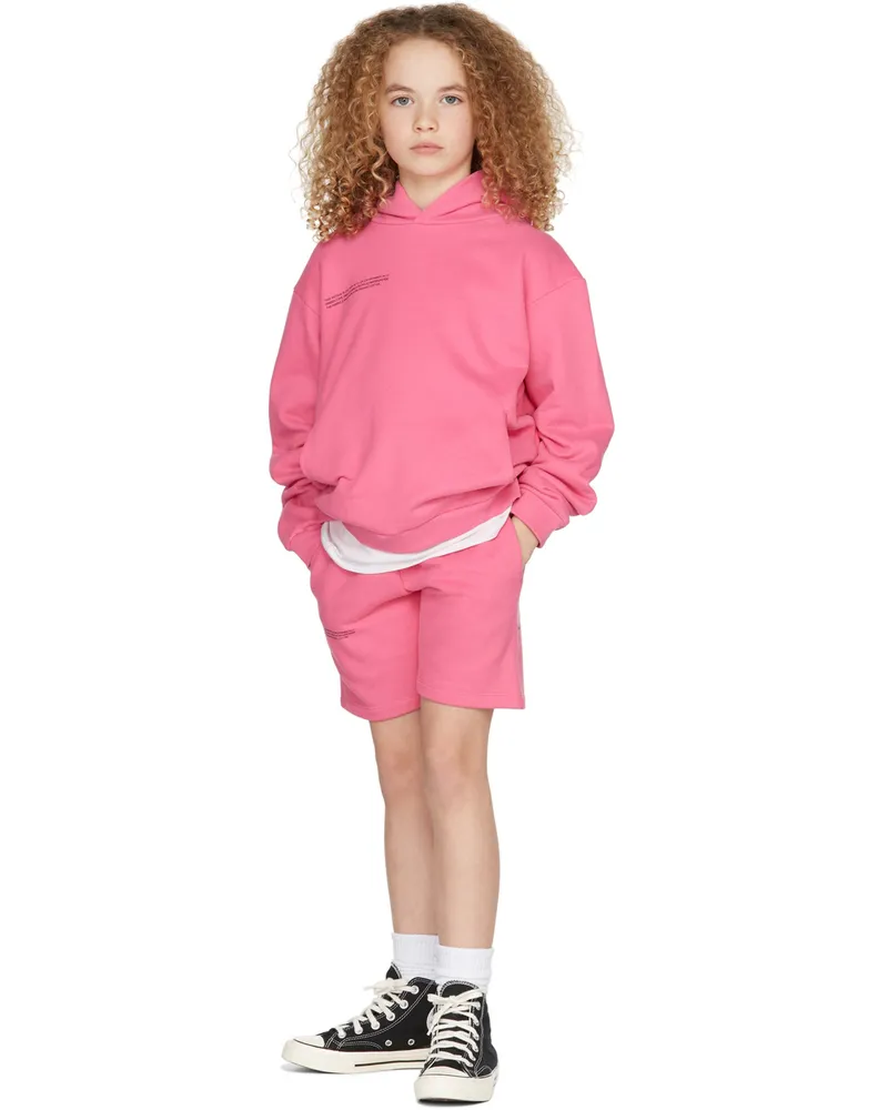 PANGAIA Kids Pink Long 365 Shorts Flamingo