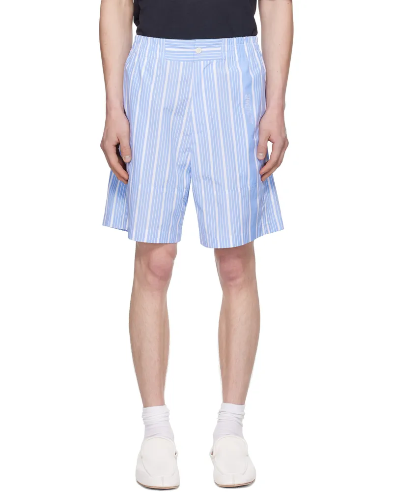 Jacquemus White & Blue La Croisière 'The Aloe' Shorts 3ev