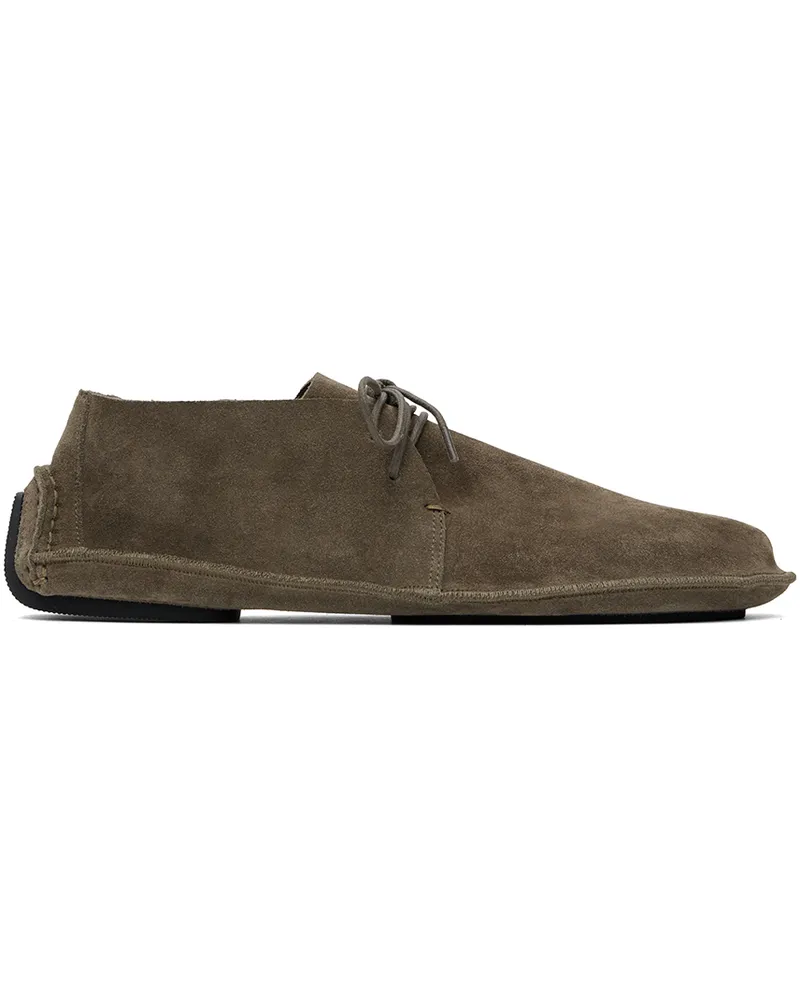 The Row Taupe Lucca Desert Boots Ash