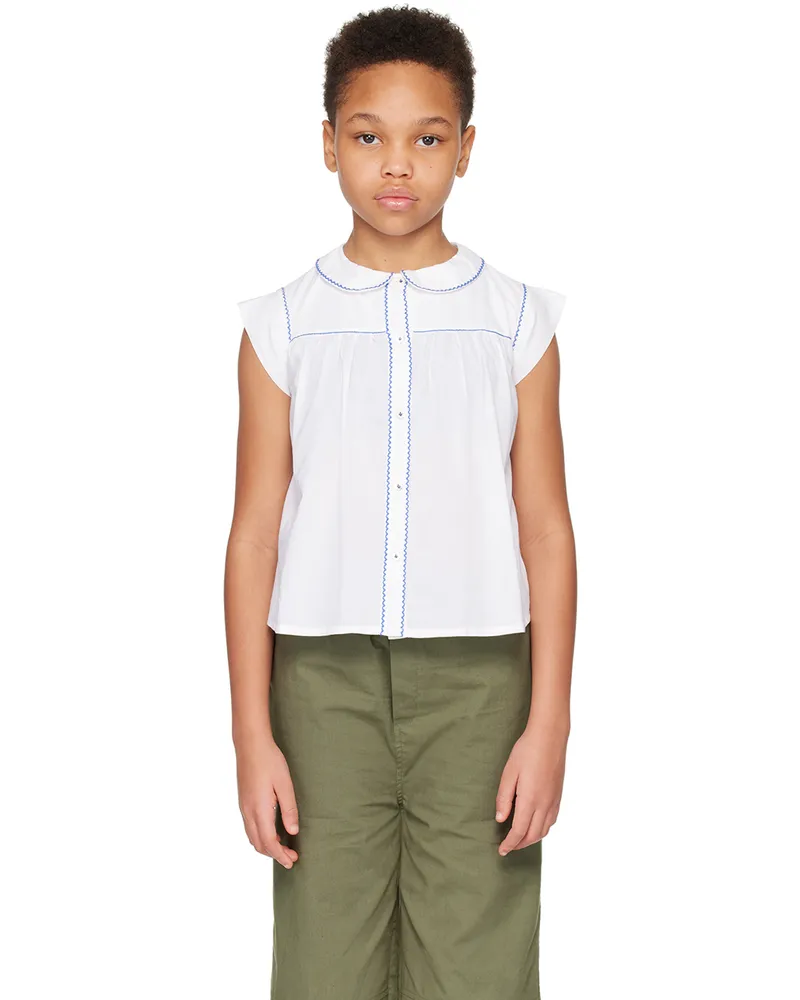 Caramel Baby & Child Kids White Lemongrass Blouse White
