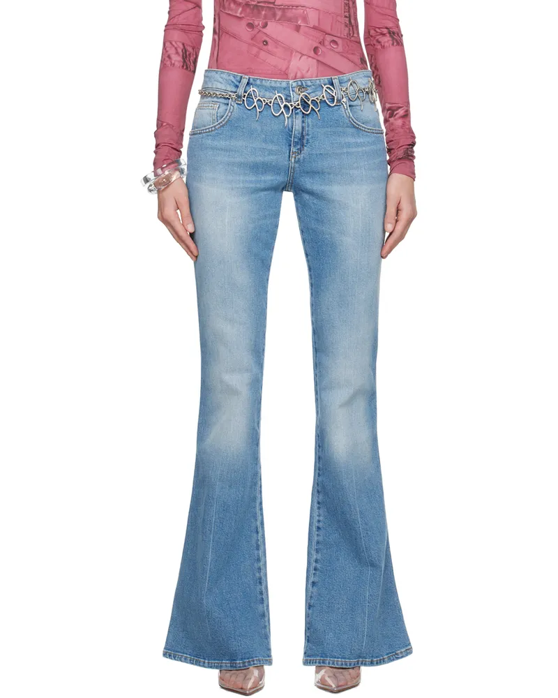 Blumarine Blue Five-Pocket Jeans D0631