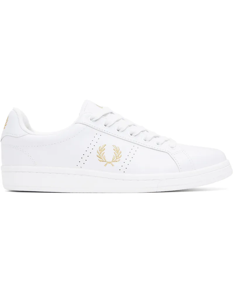 Fred Perry White B6312 Sneakers Twhite