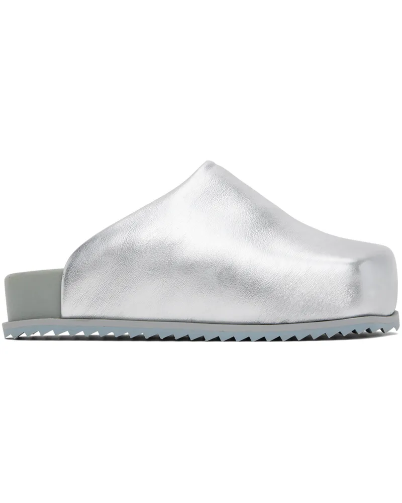 YUME YUME Silver Truck Slide Slip-On Loafers Silver