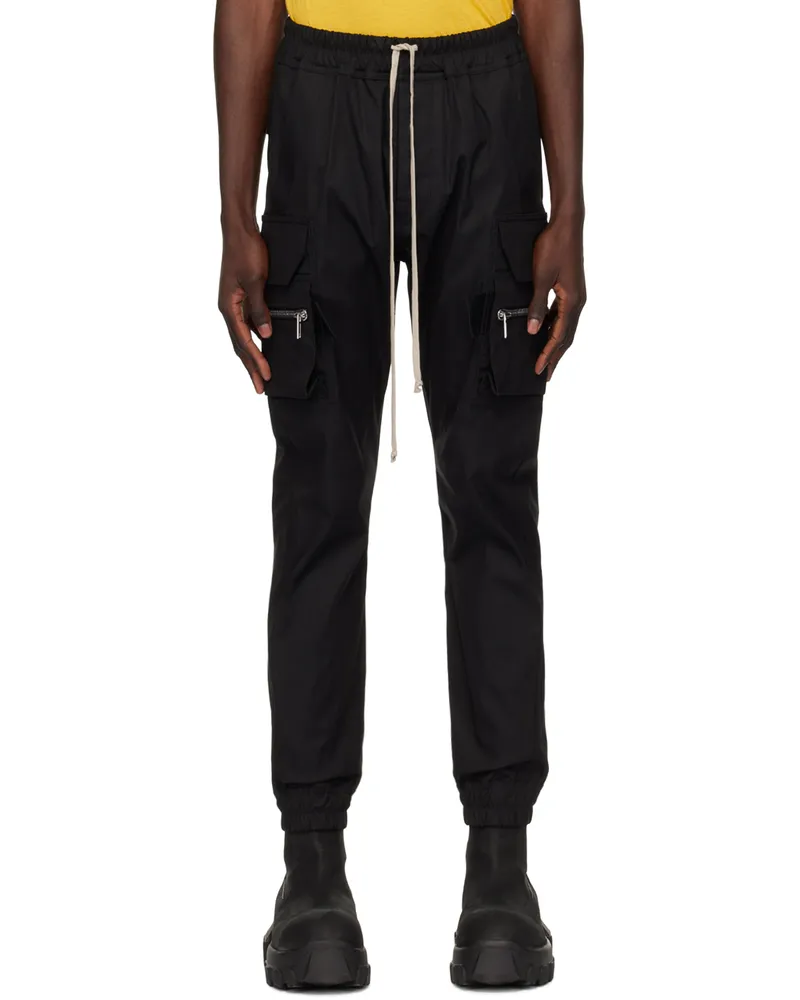 Rick Owens Black Porterville Mastodon Cargo Pants