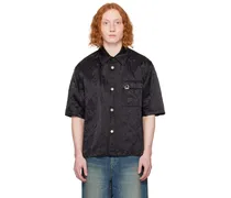 Black Garment-Dyed Shirt