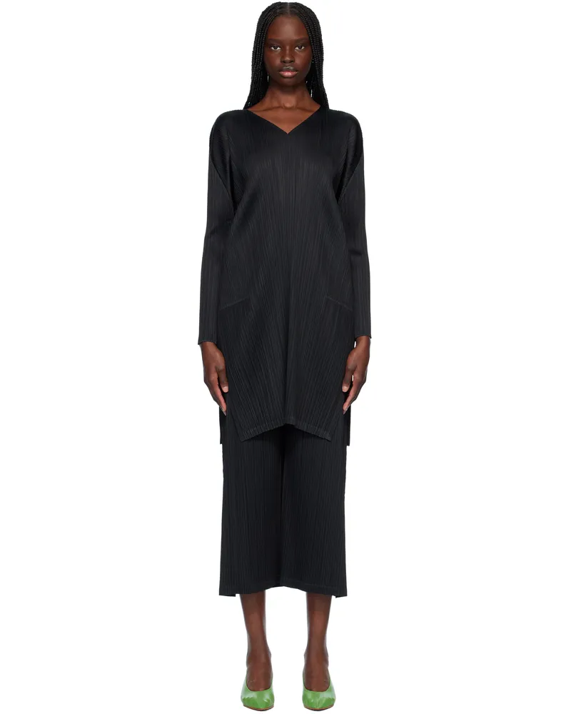 Issey Miyake Black Monthly Colors February Minidress 15