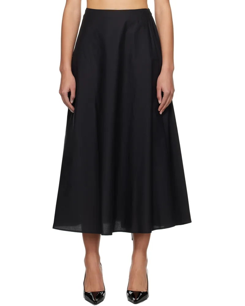 MSGM Black Tie Maxi Skirt 99