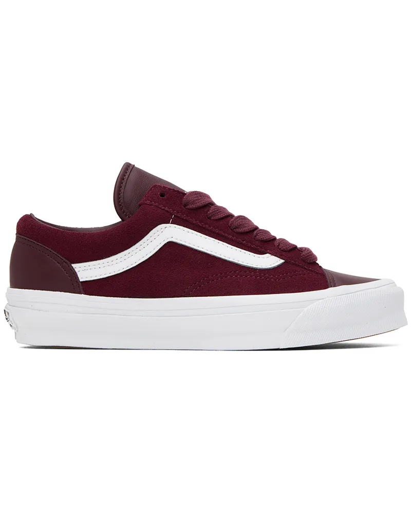 Vans Burgundy OG Style 36 LX Sneakers Port