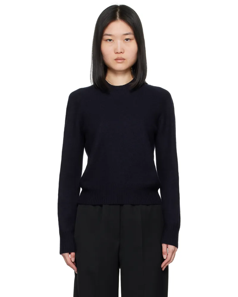 Jil Sander Navy Crewneck Sweater 402