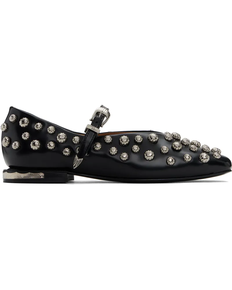 Toga Black Polido Ballerina Flats Aj1374