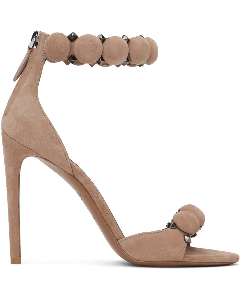 Alaïa Tan 'La Bombe' Heeled Sandals 117