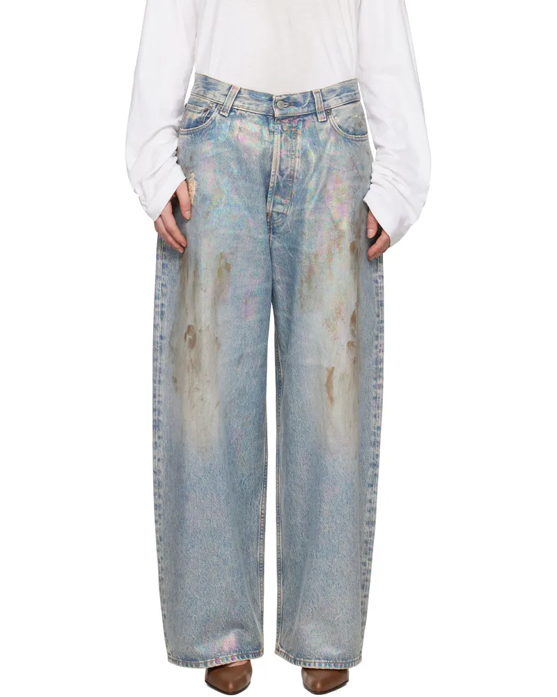 Acne Studios Blue Super Baggy Fit 2023 Jeans Auz