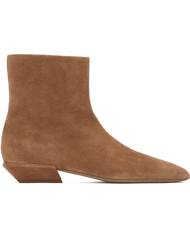 Paris Texas Tan Bettina Ankle Boots Terracotta