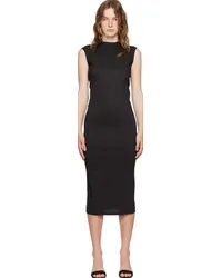 Issey Miyake Black Membrane Midi Dress 15-