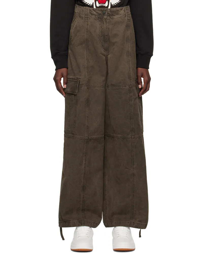 Kenzo Gray Kenzo Paris Cargo Pants 92